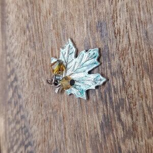 Canadian‎ maple leaf drop pendant charm
